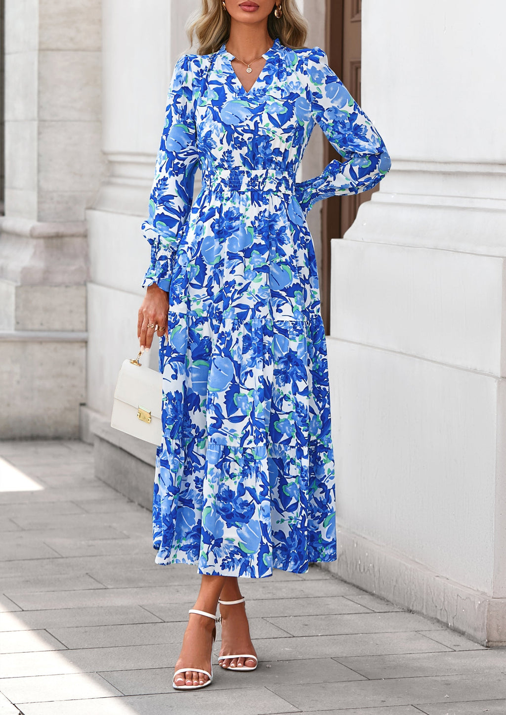 Vestido maxi floral