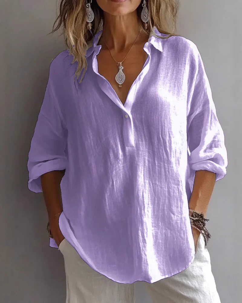 Blusa holgada cuello V