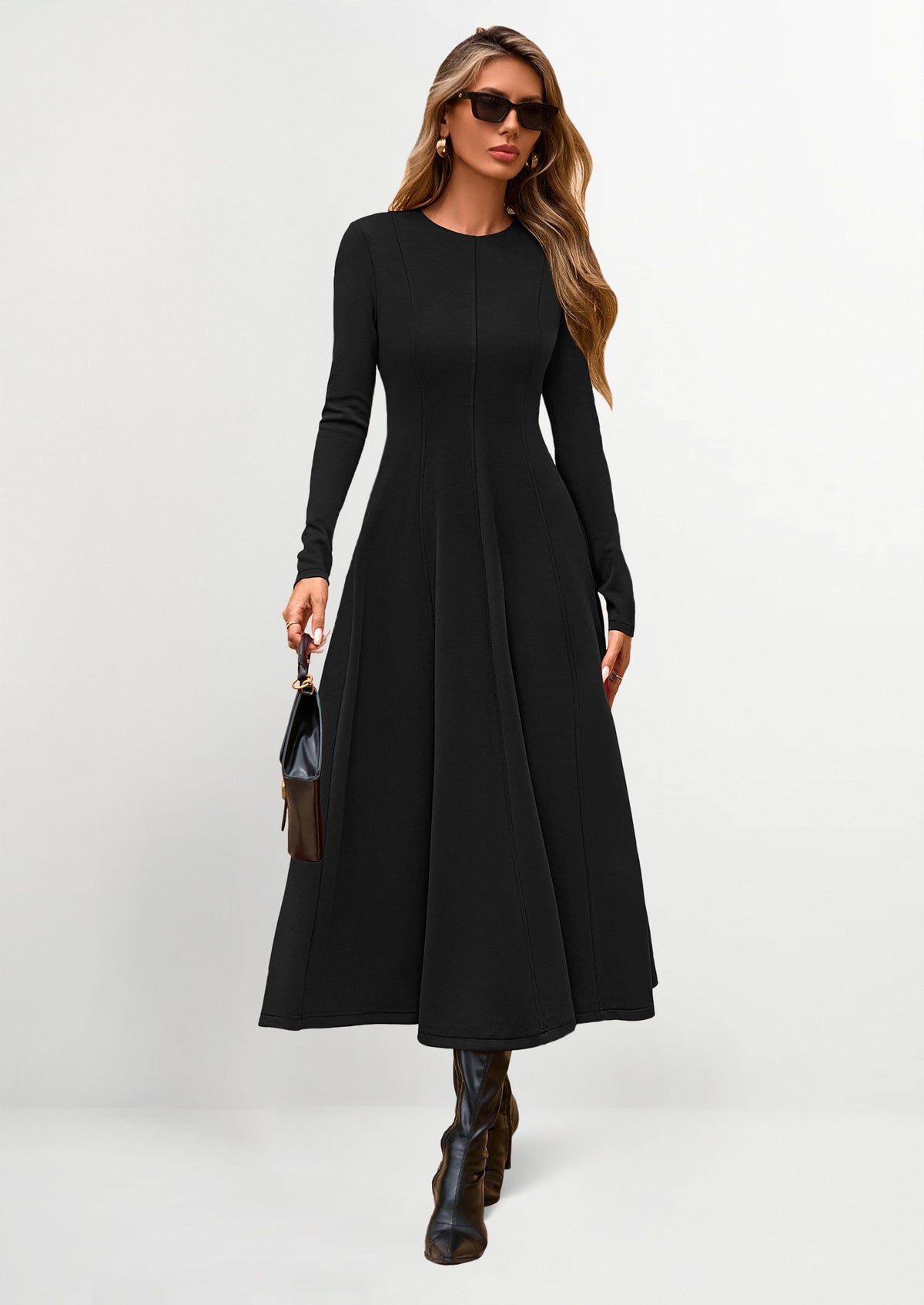 Vestido midi elegante
