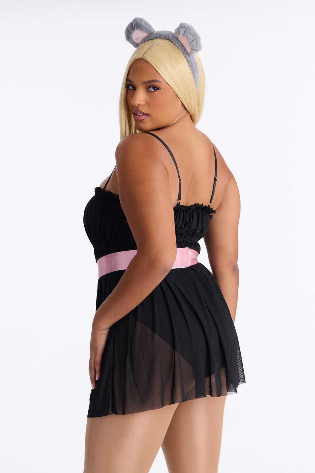 Conjunto de disfraz negro de 6 piezas de A Mouse Duh