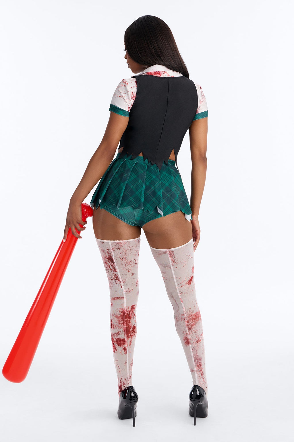 Conjunto de disfraz de 5 piezas Siempre Arrasando – combinación verde