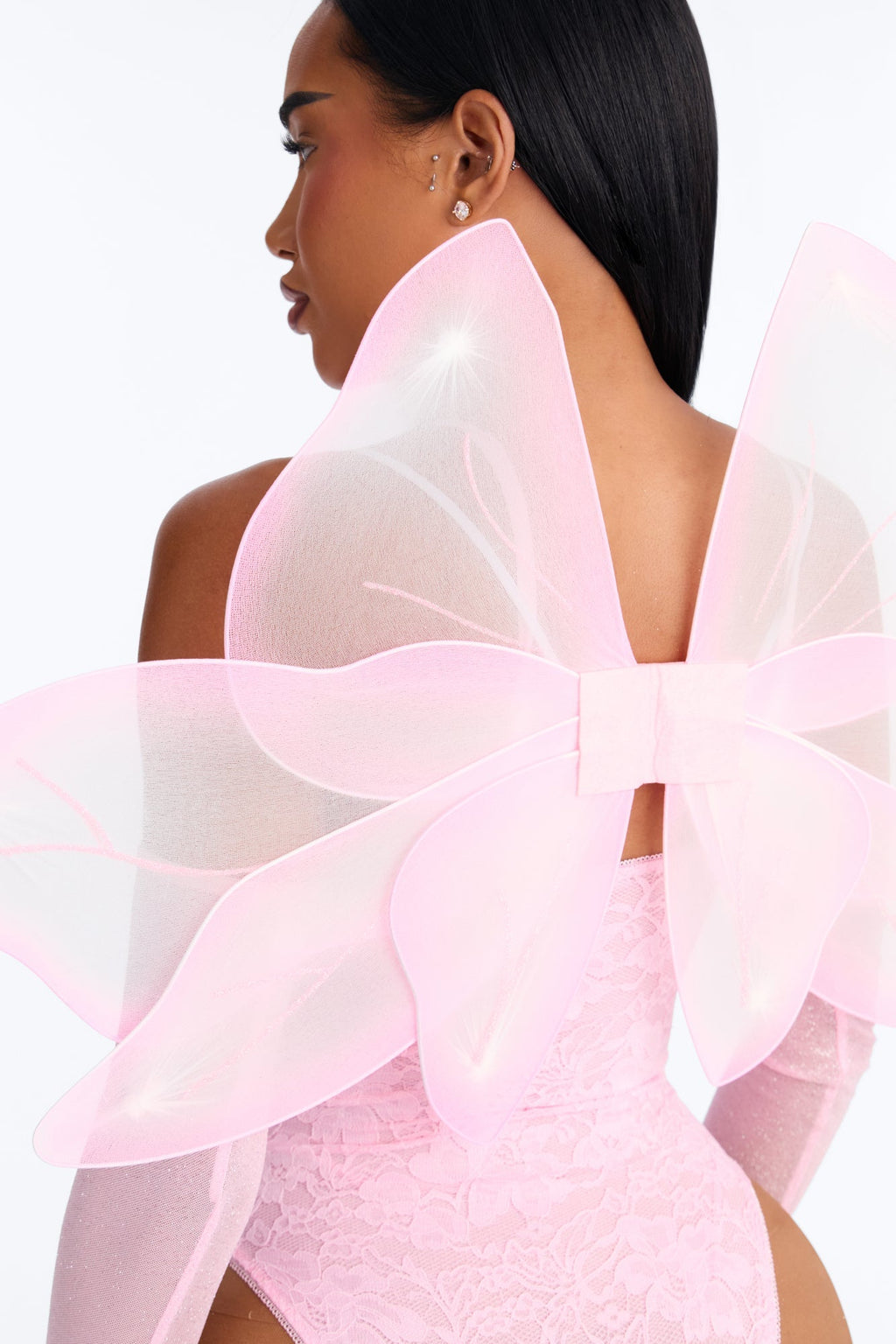 Conjunto de disfraz de diosa del jardín encantado de 4 piezas – Rosa