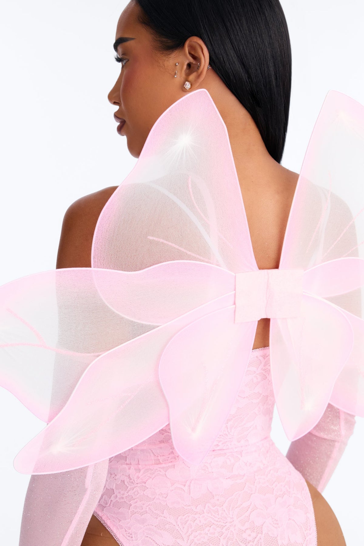 Conjunto de disfraz de diosa del jardín encantado de 4 piezas – Rosa