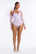 Conjunto de disfraz de 4 piezas Floral Fantasy, lavanda