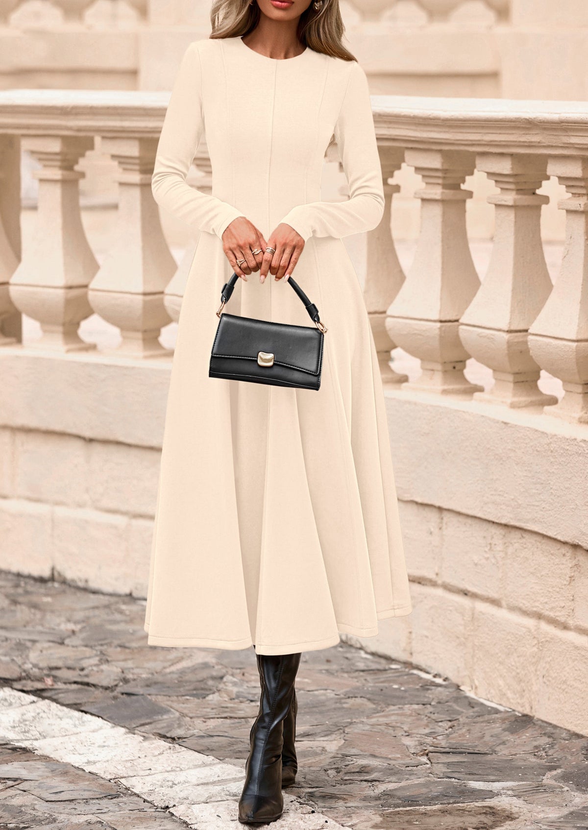 Vestido midi elegante