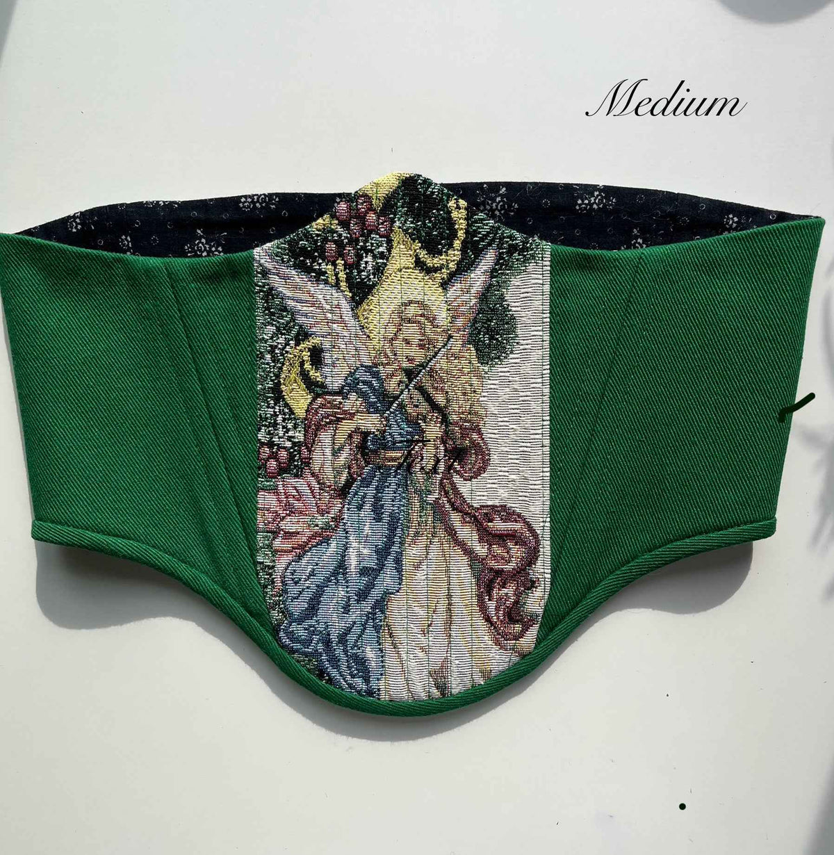 Cinturón elegante de ramillete con tapiz de ángel