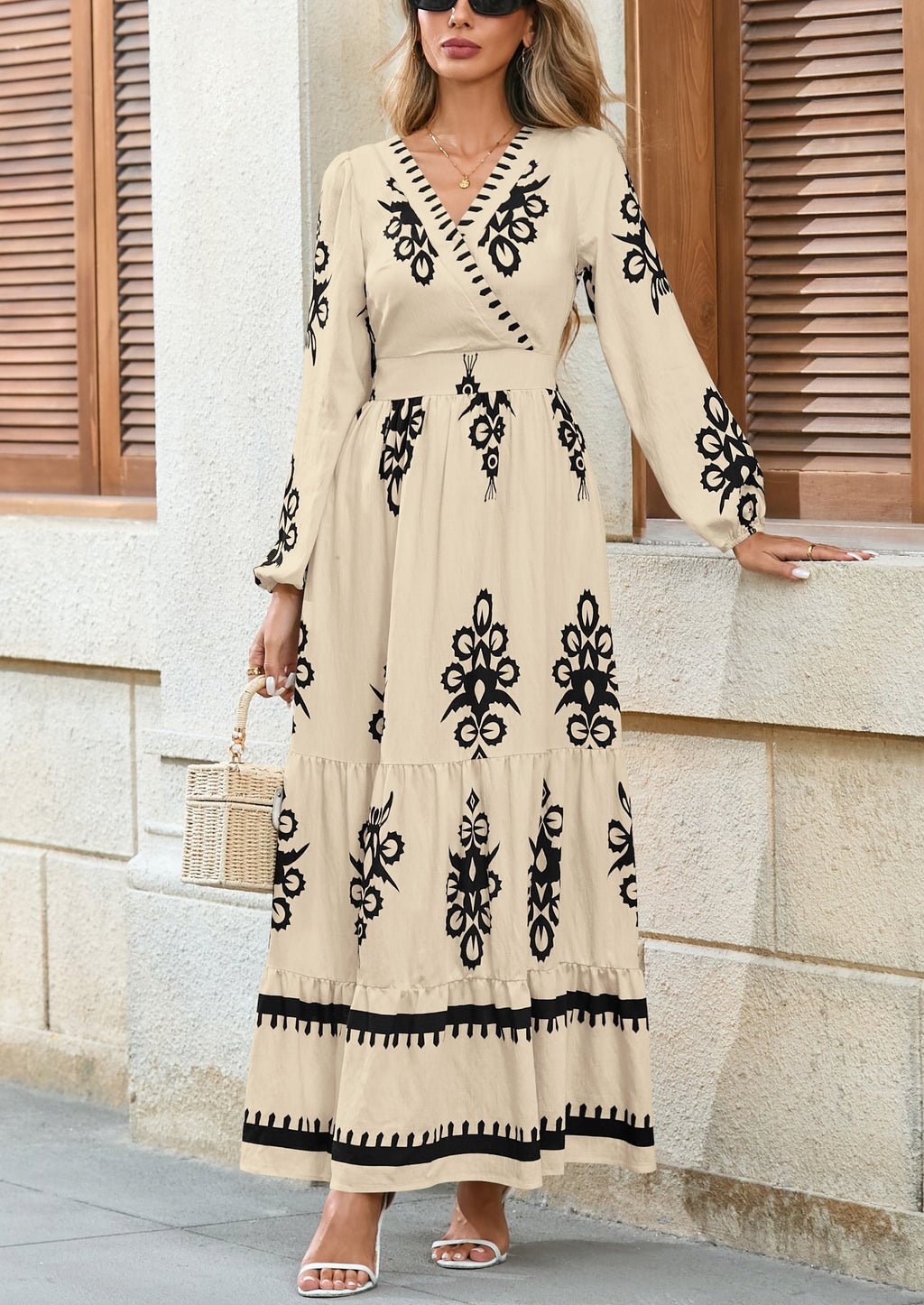 Vestido largo floral