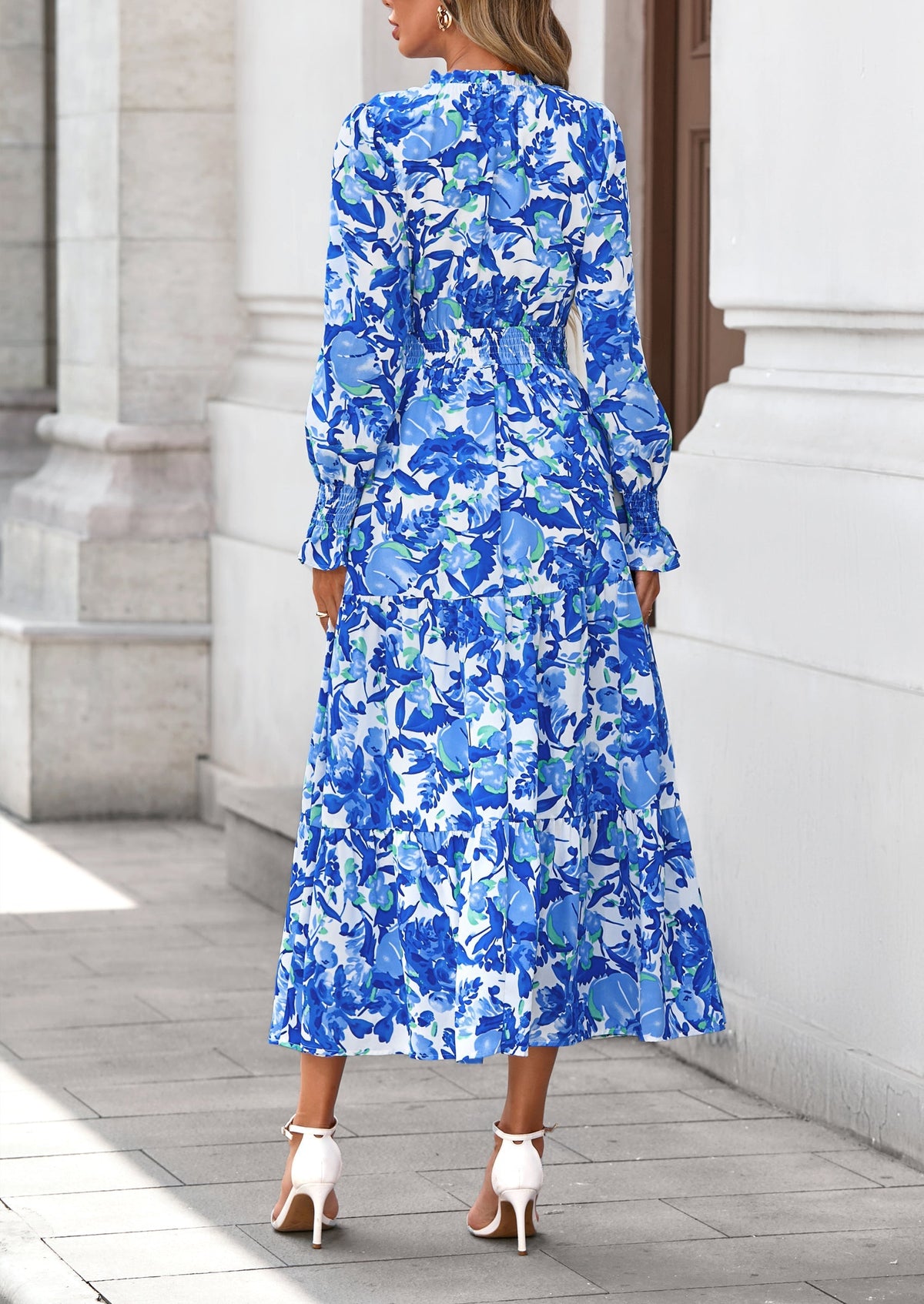Vestido maxi floral