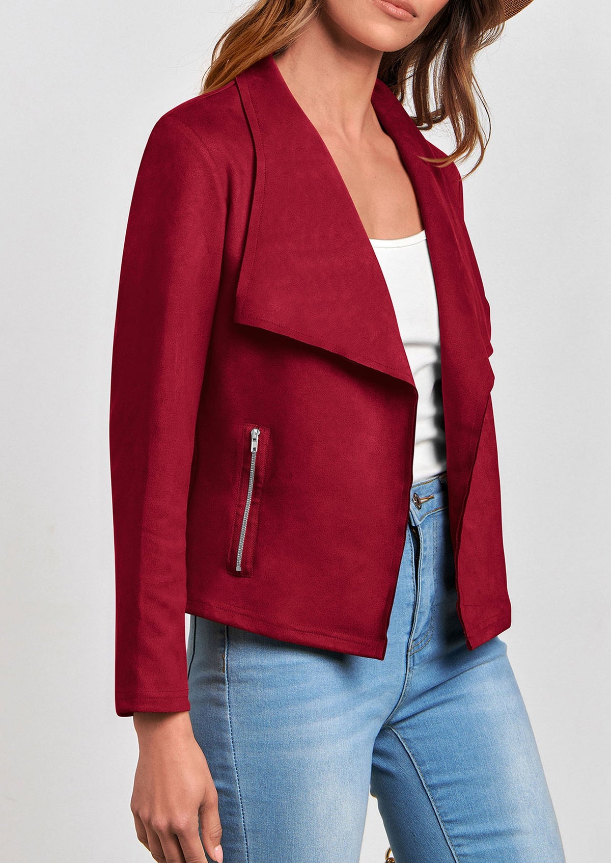 Chaqueta corta de sintético