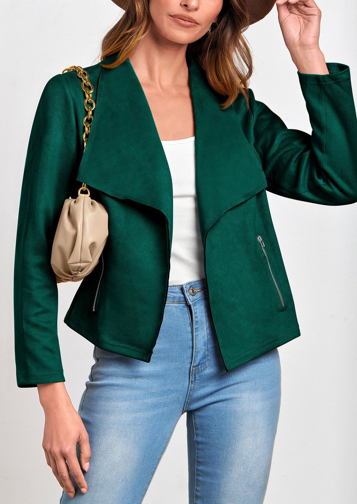 Chaqueta corta de sintético