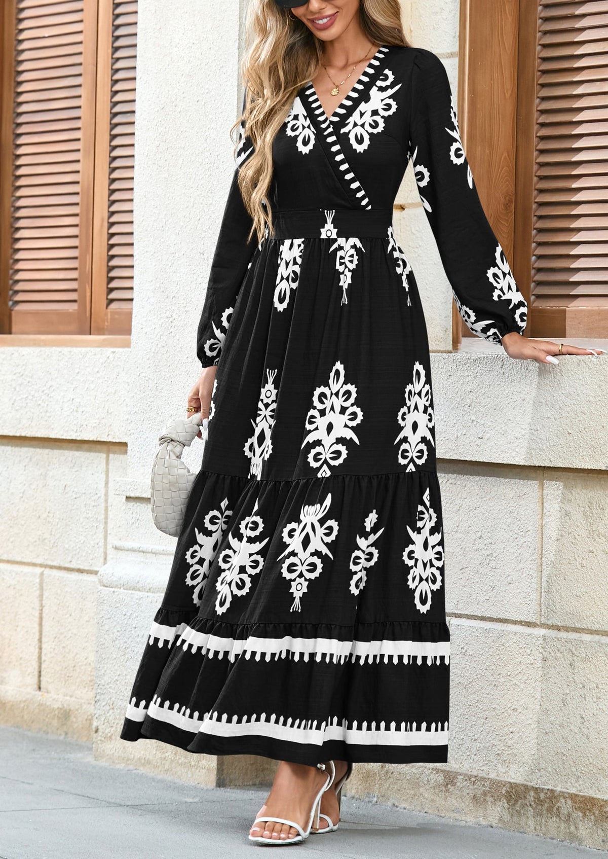 Vestido largo floral