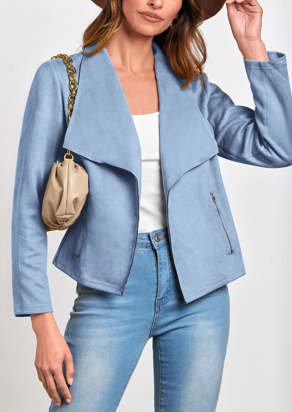 Chaqueta corta de sintético