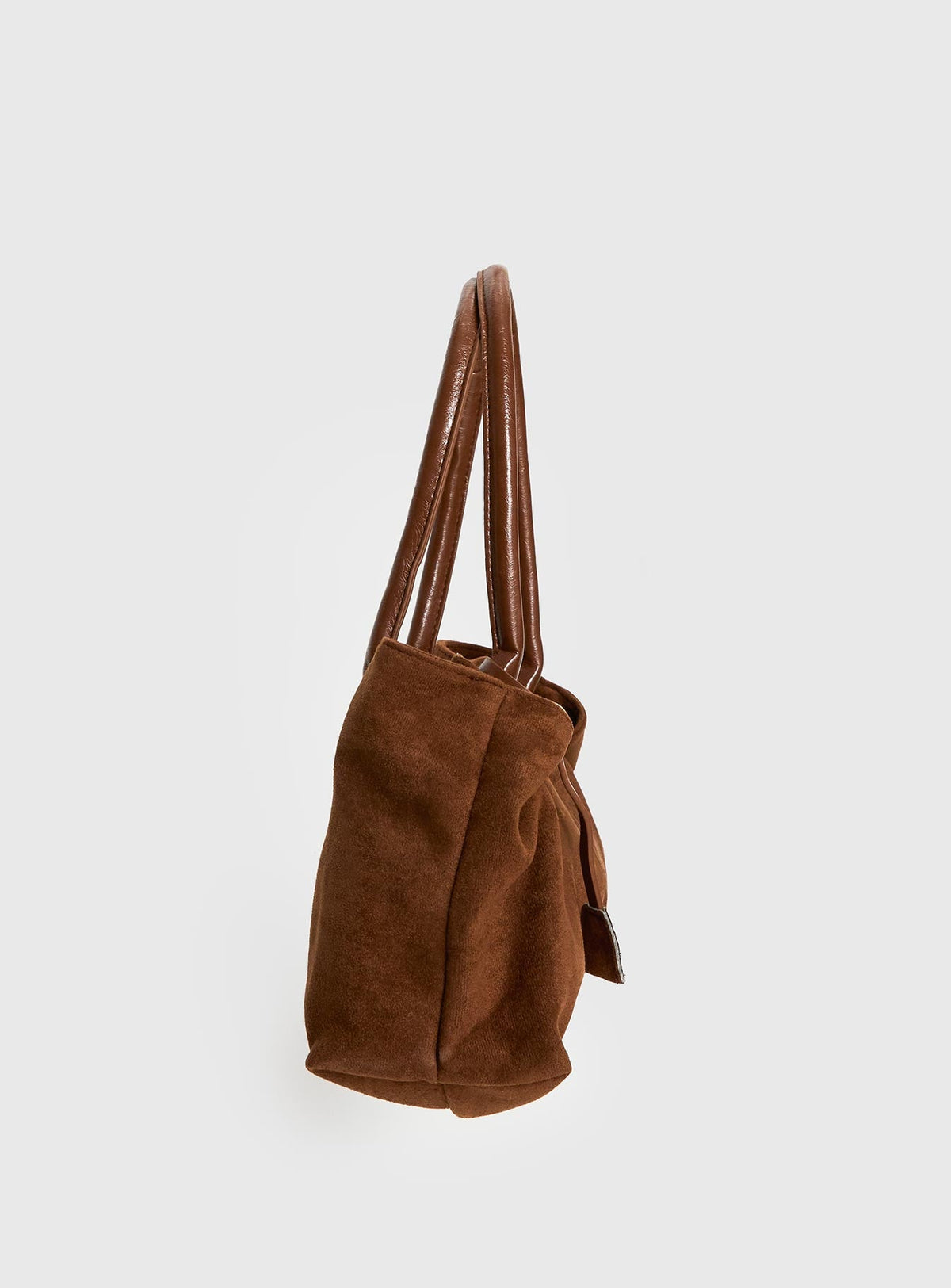 Bolso de hombro marrón