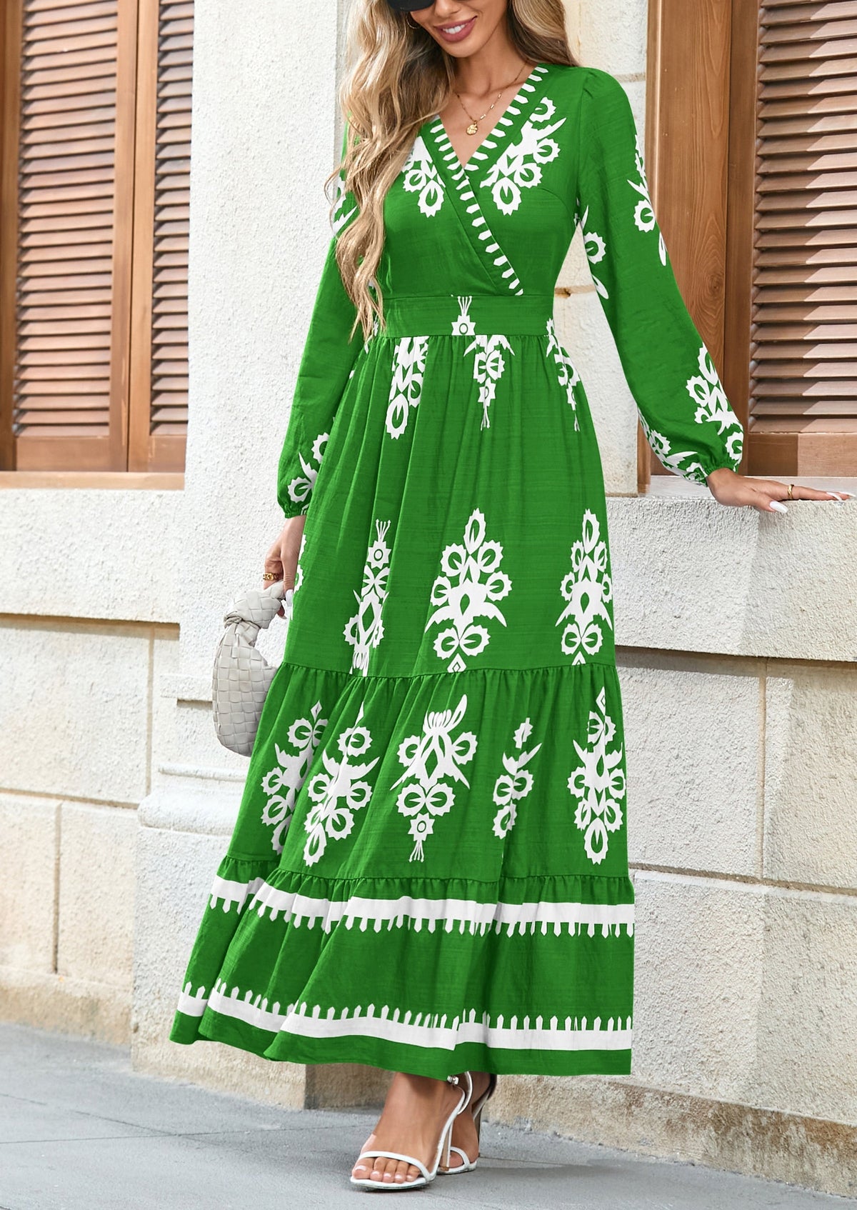 Vestido largo floral