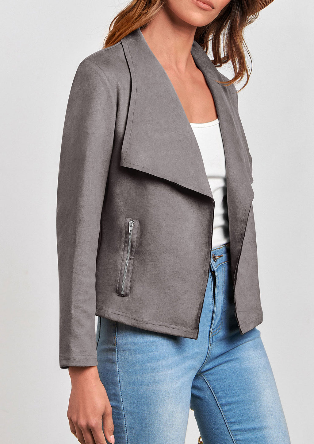 Chaqueta corta de sintético