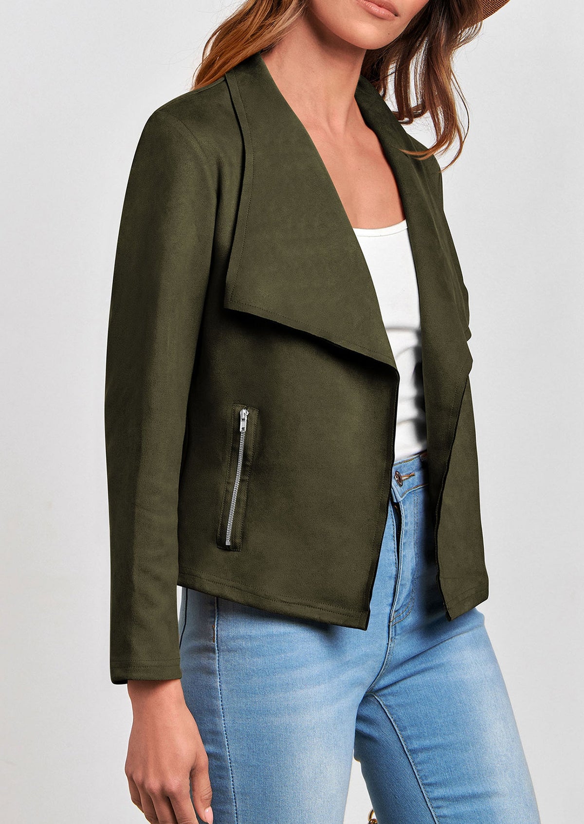 Chaqueta corta de sintético