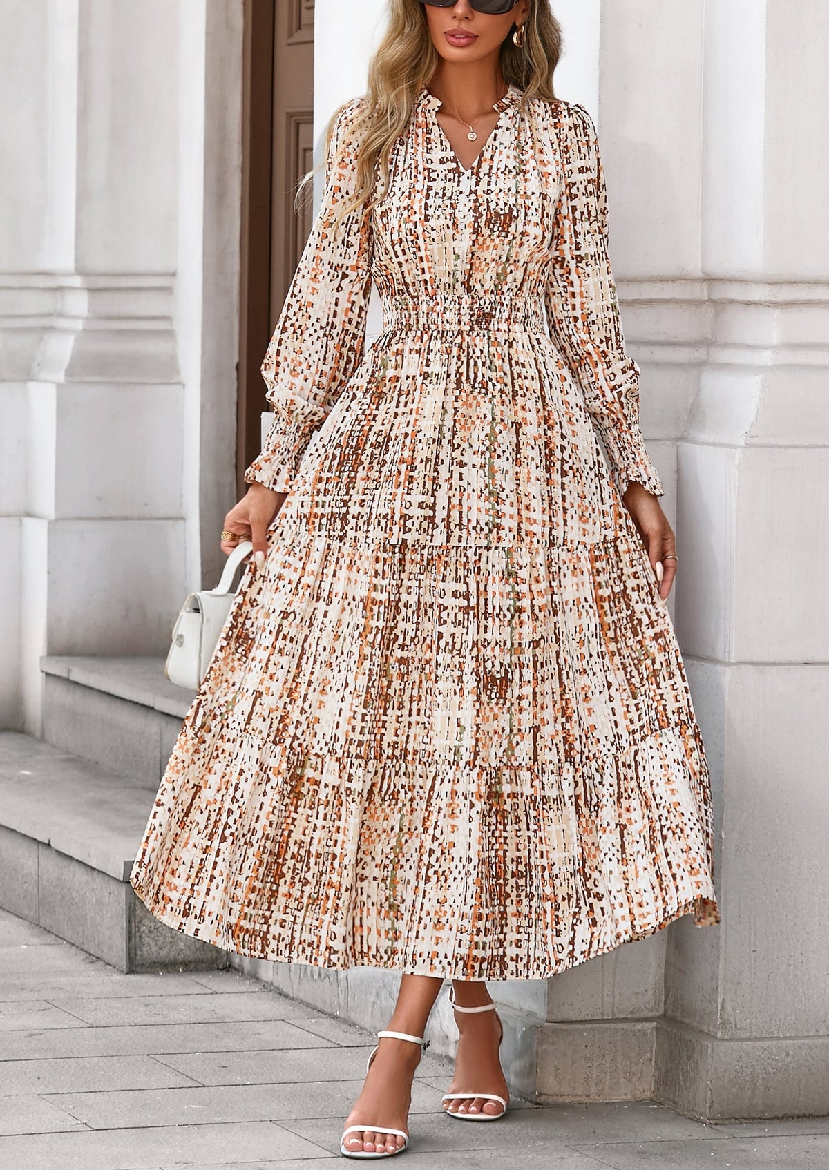 Vestido maxi floral