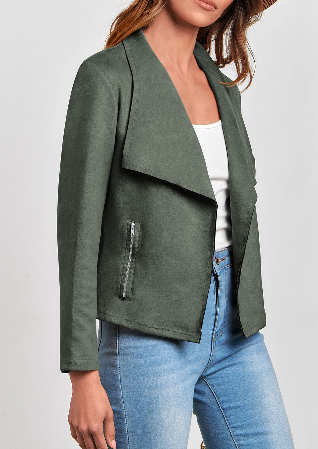 Chaqueta corta de sintético