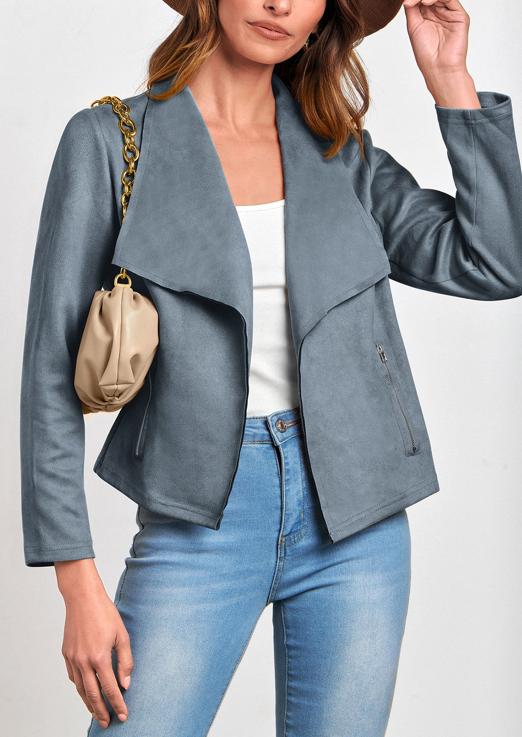Chaqueta corta de sintético