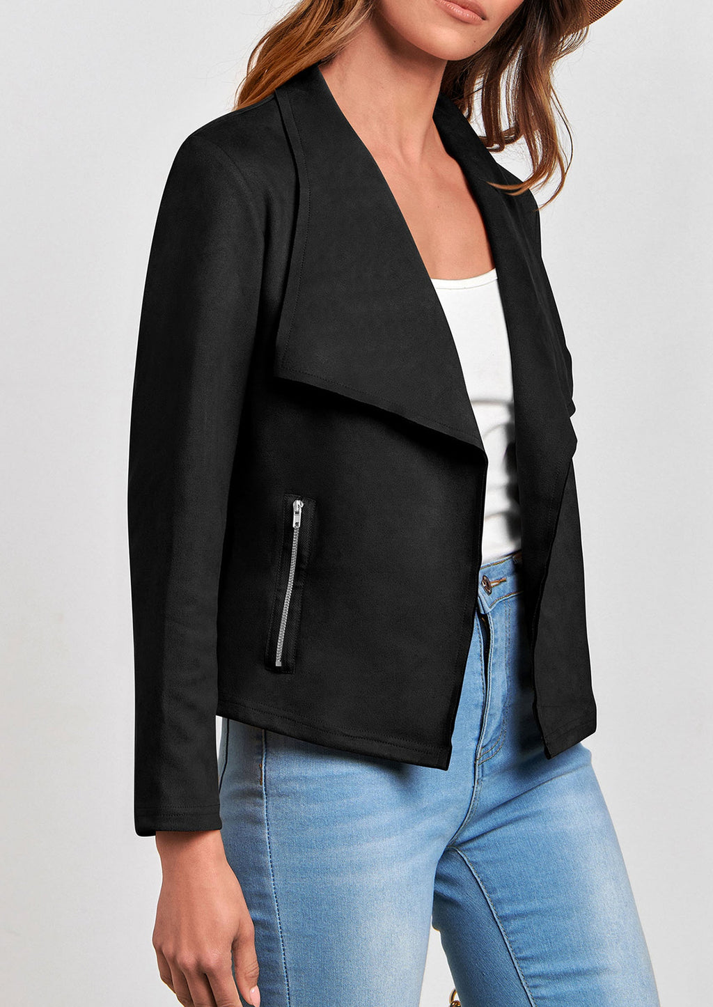 Chaqueta corta de sintético