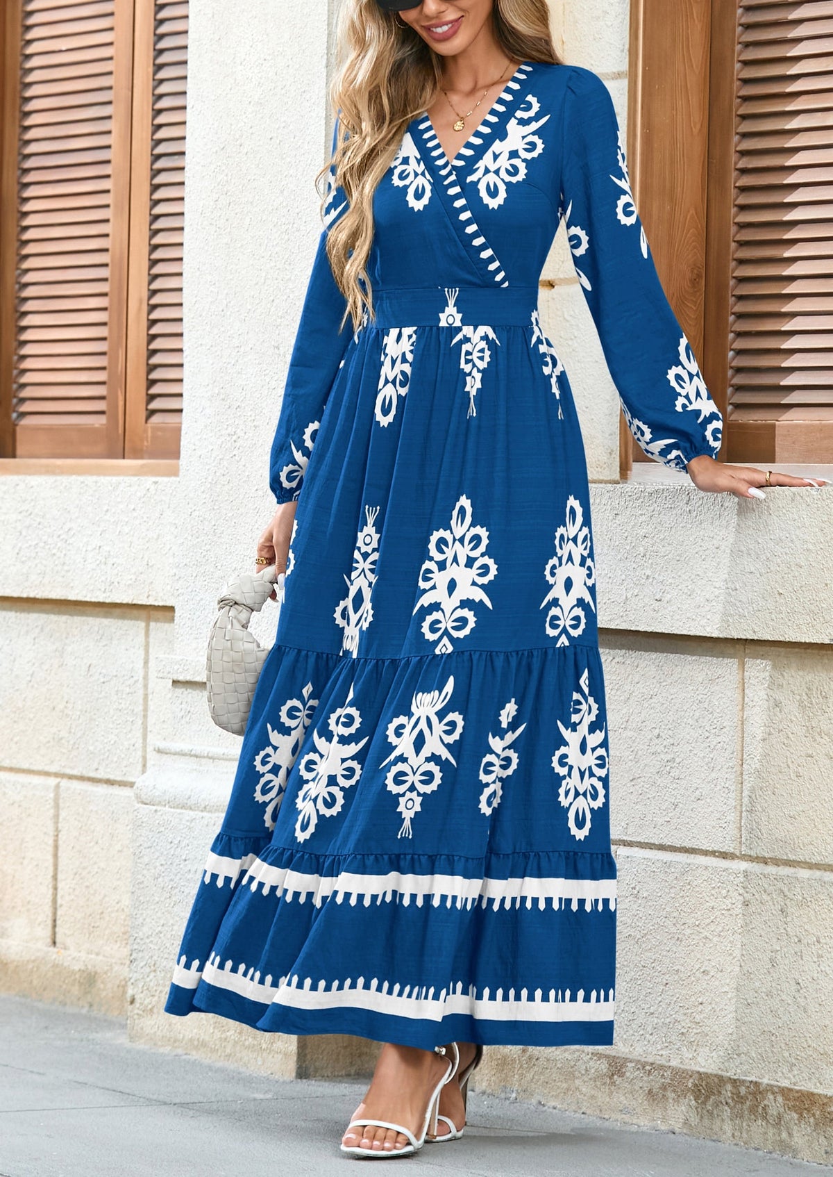 Vestido largo floral