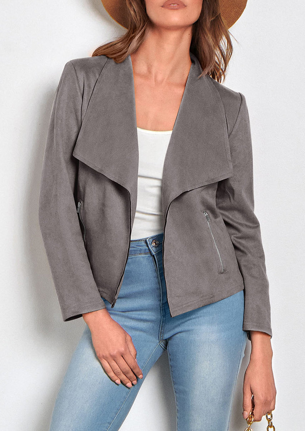 Chaqueta corta de sintético