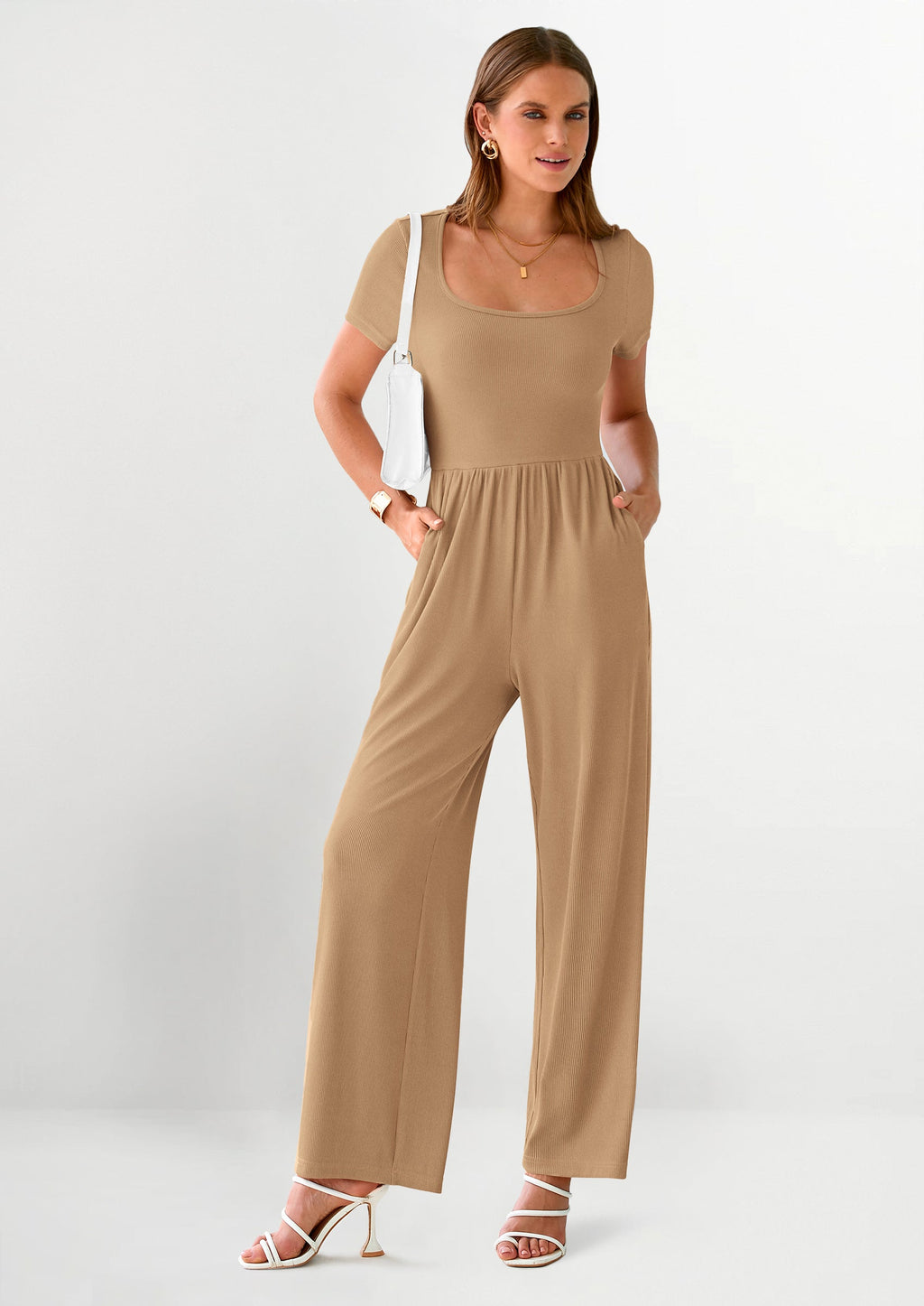 Mono de pierna ancha para mujer