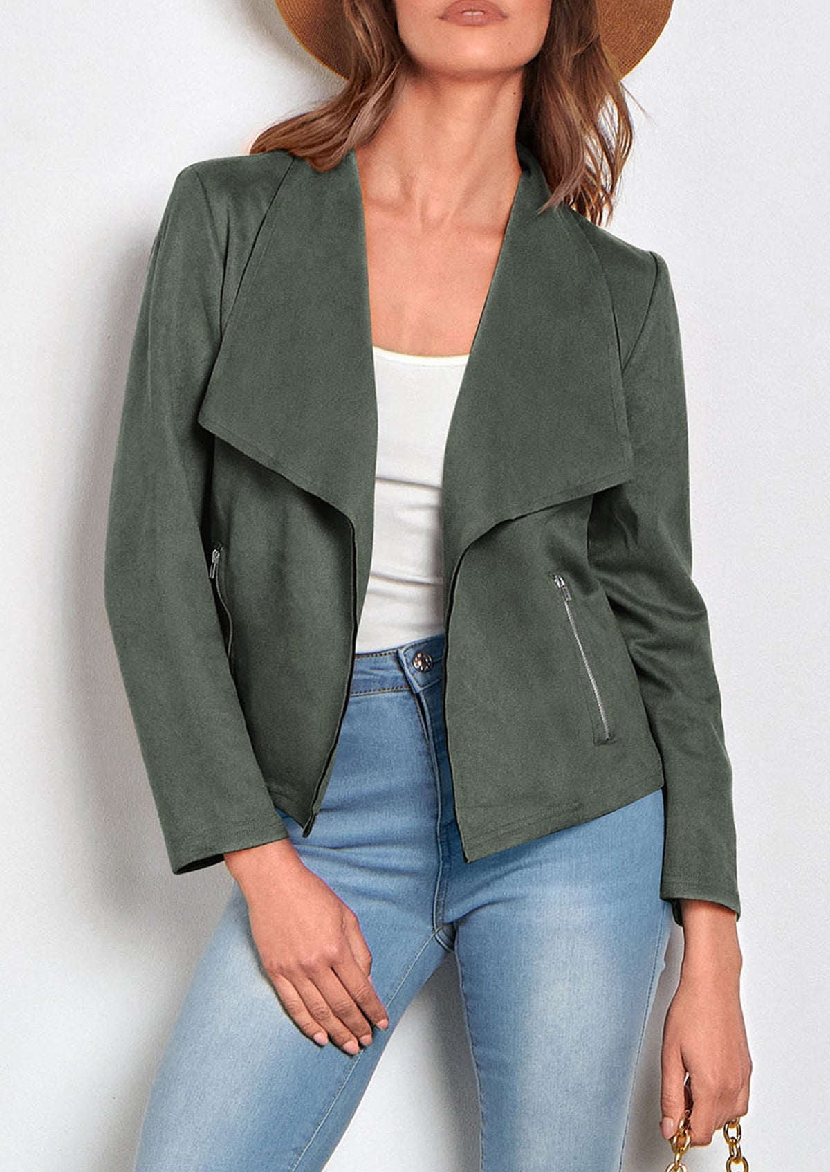 Chaqueta corta de sintético