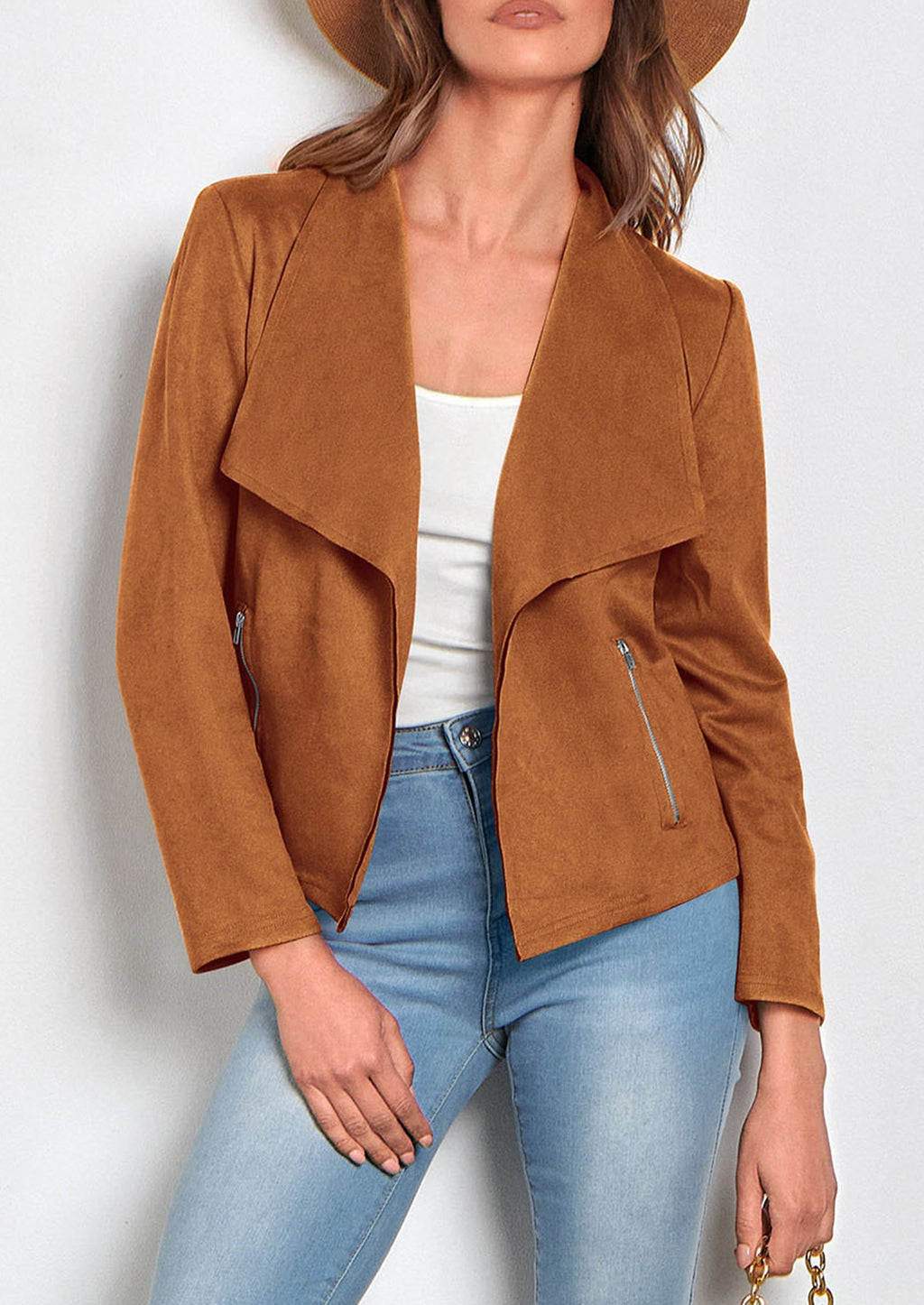 Chaqueta corta de sintético