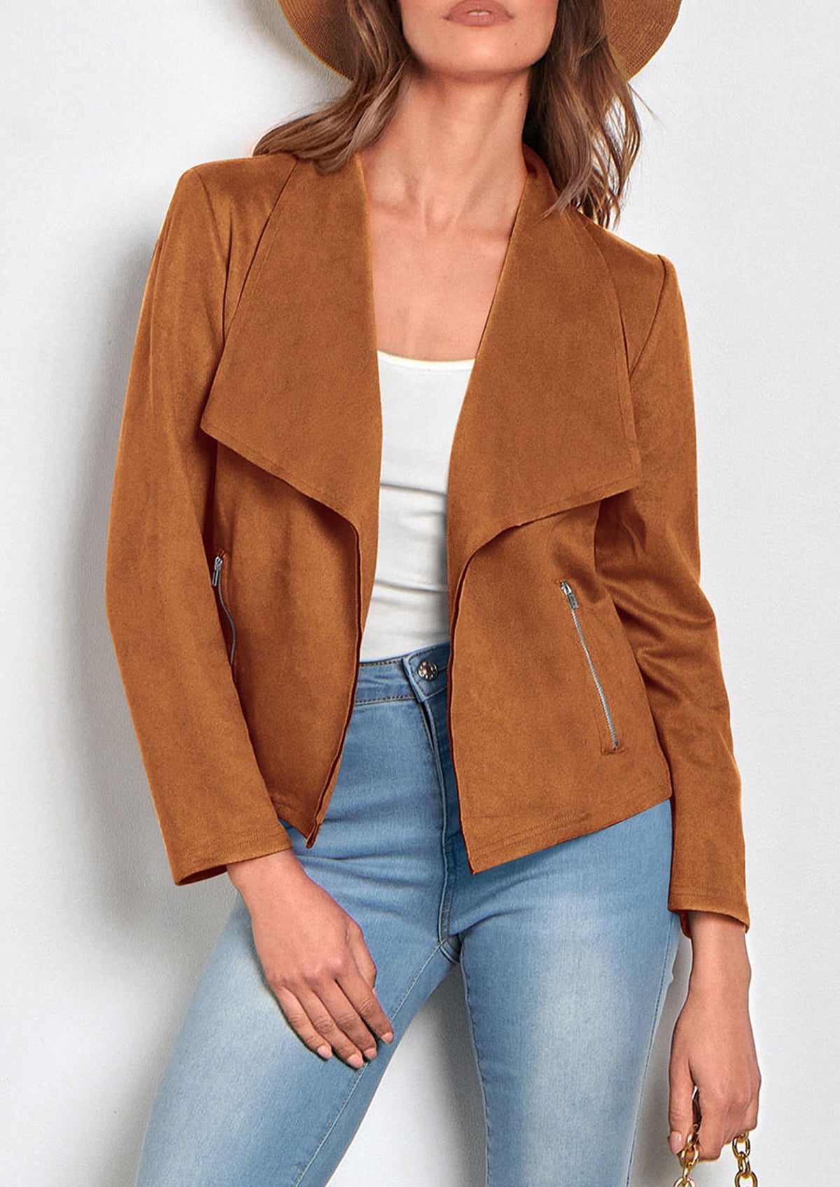 Chaqueta corta de sintético