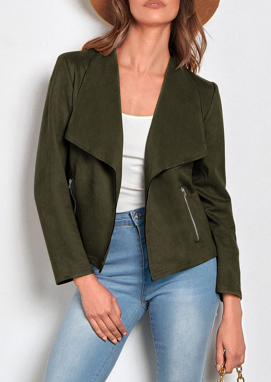 Chaqueta corta de sintético