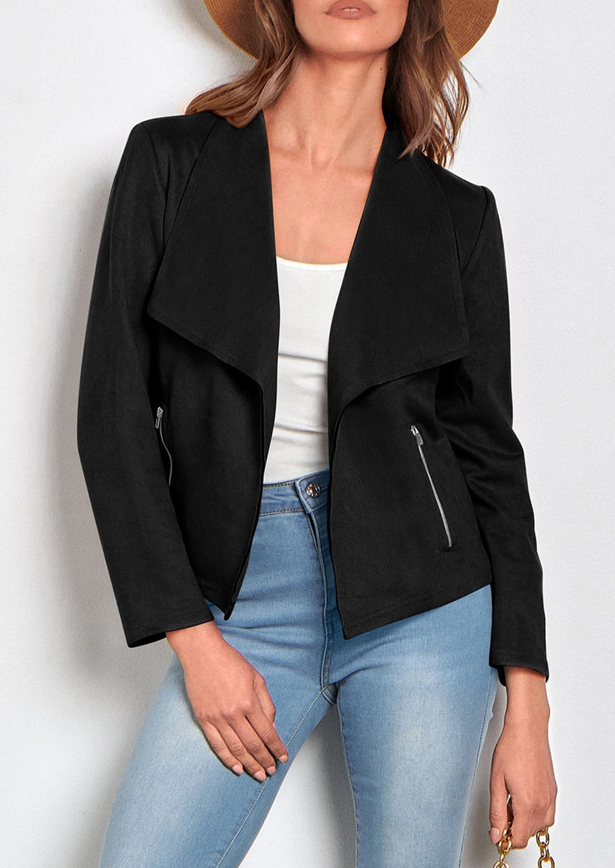 Chaqueta corta de sintético