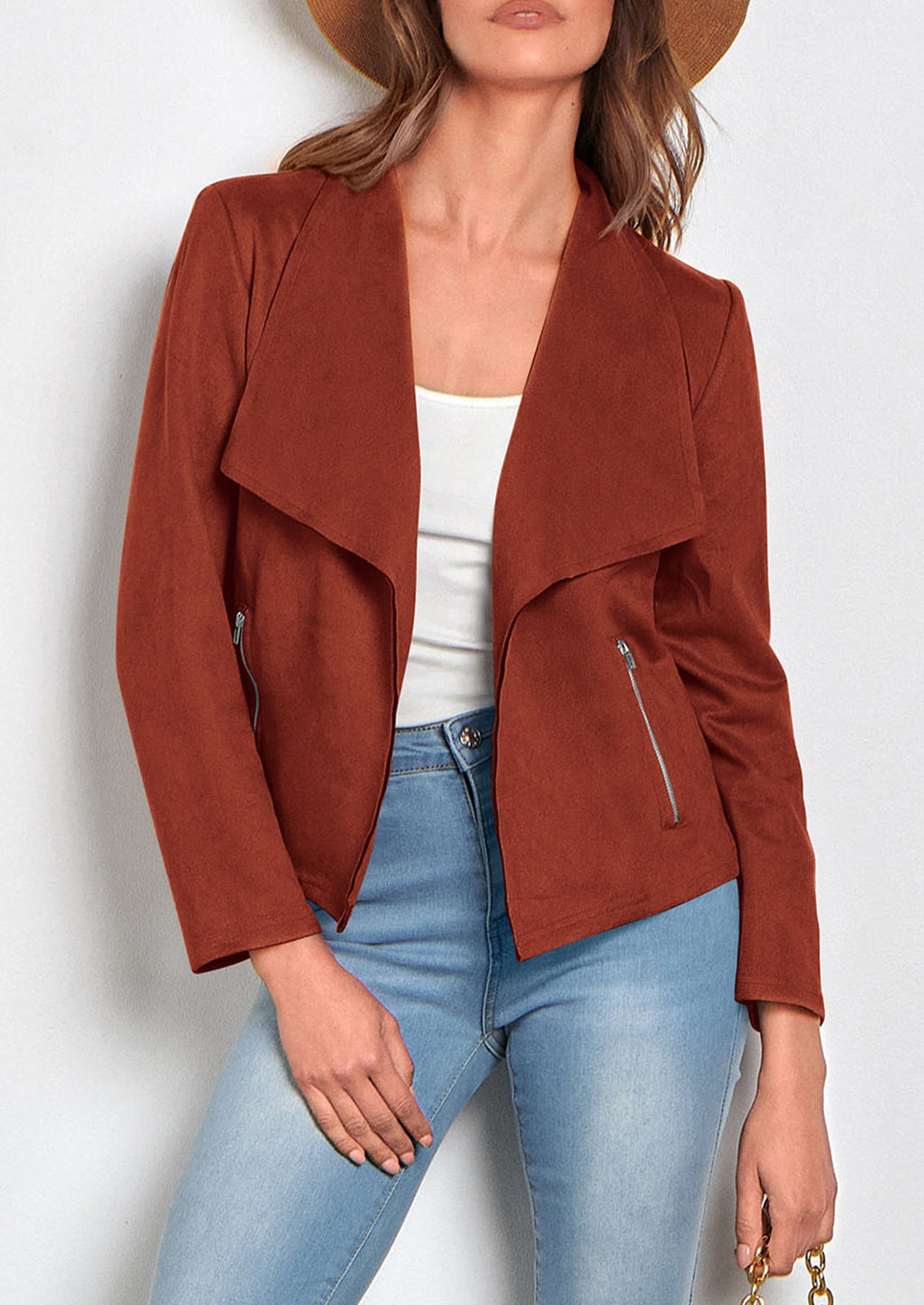 Chaqueta corta de sintético