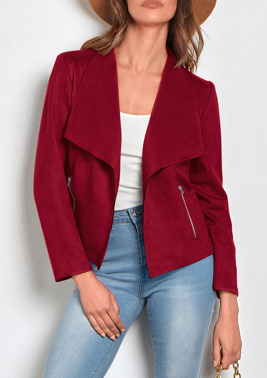 Chaqueta corta de sintético