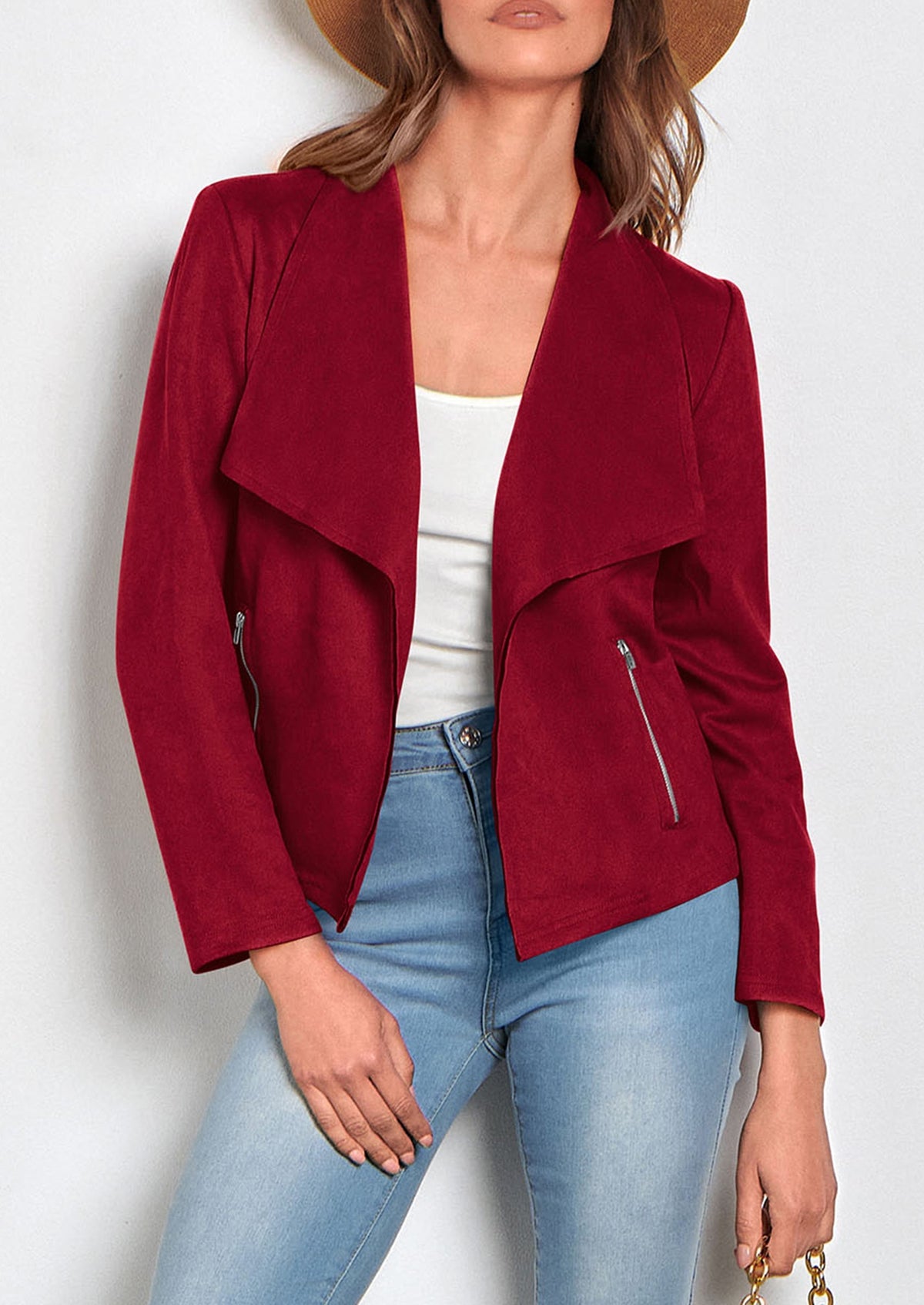 Chaqueta corta de sintético