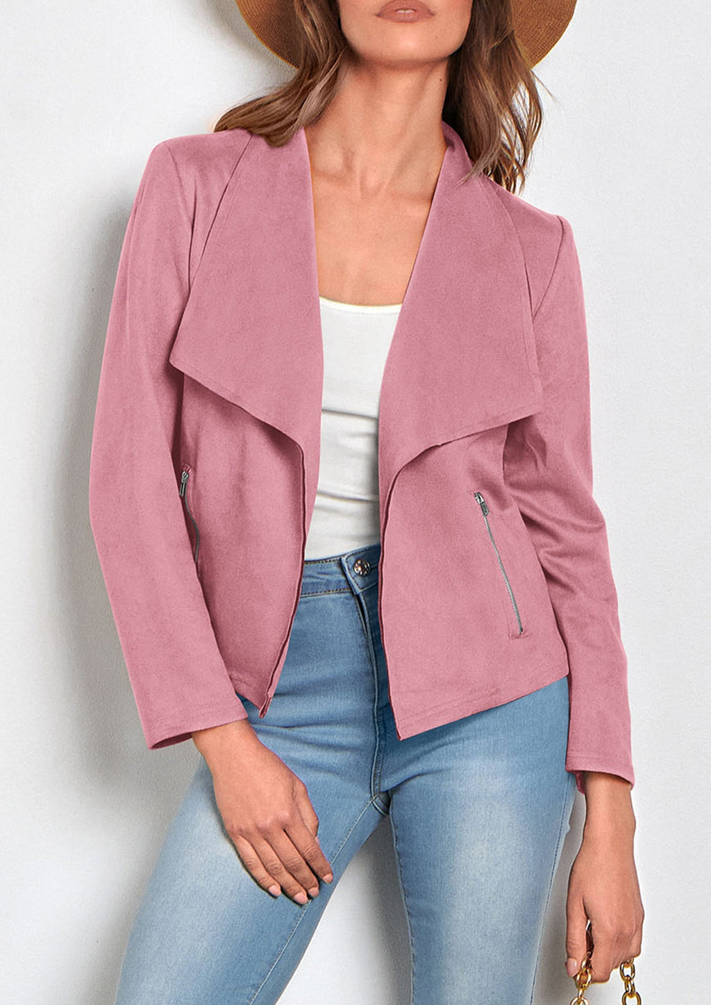 Chaqueta corta de sintético
