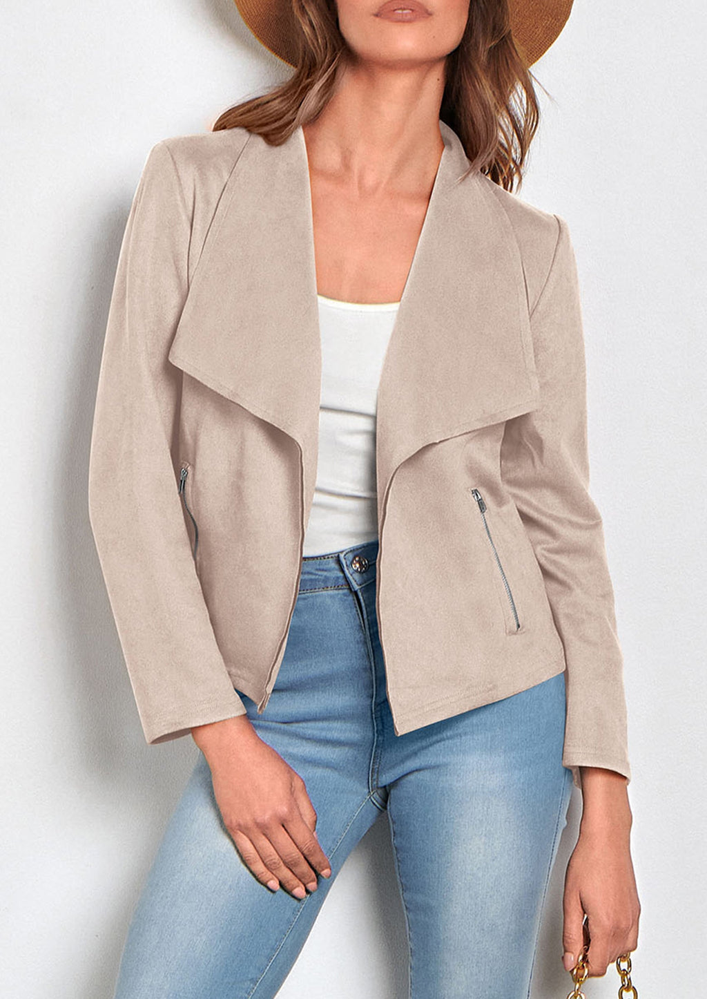 Chaqueta corta de sintético