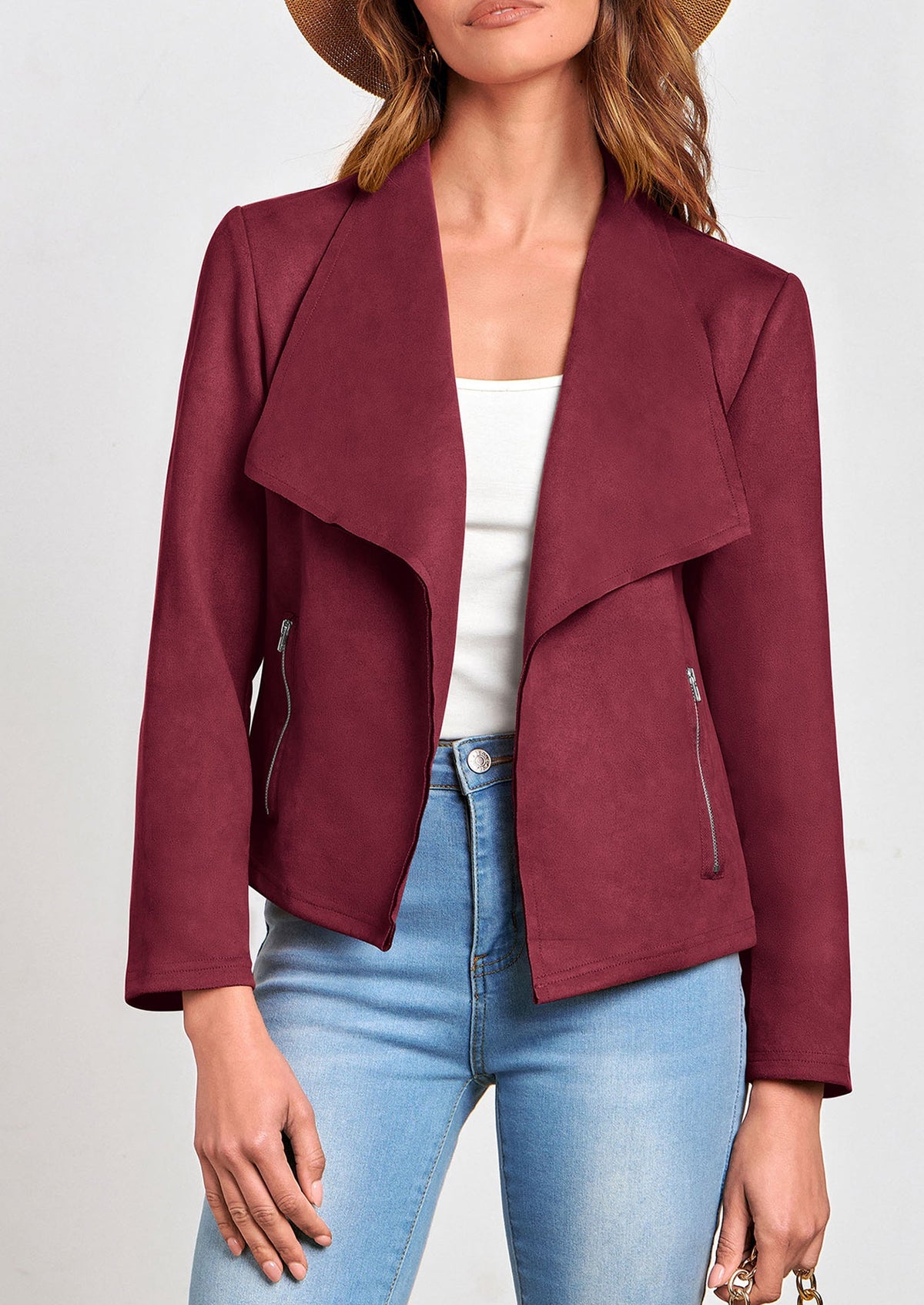 Chaqueta corta de sintético