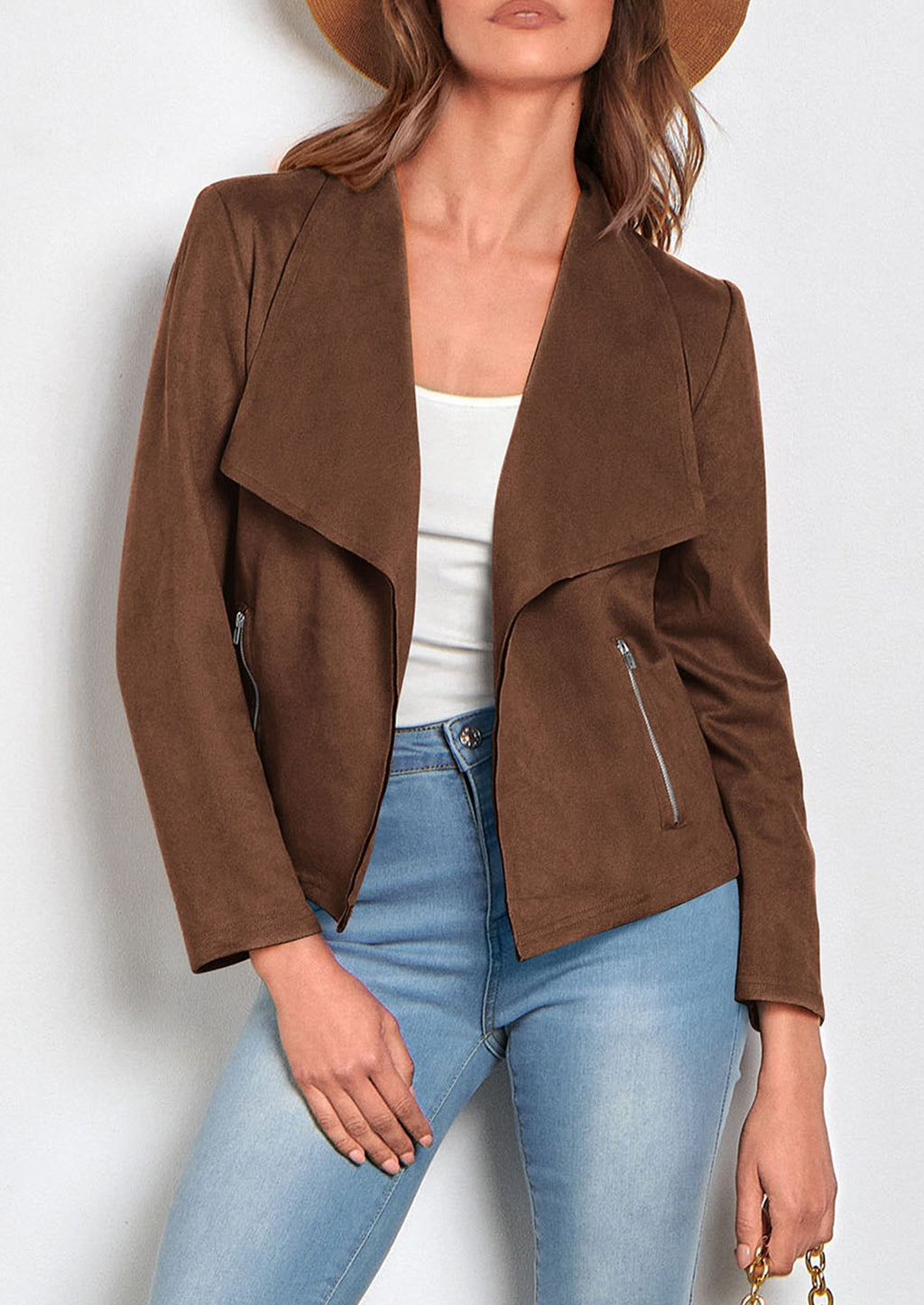 Chaqueta corta de sintético