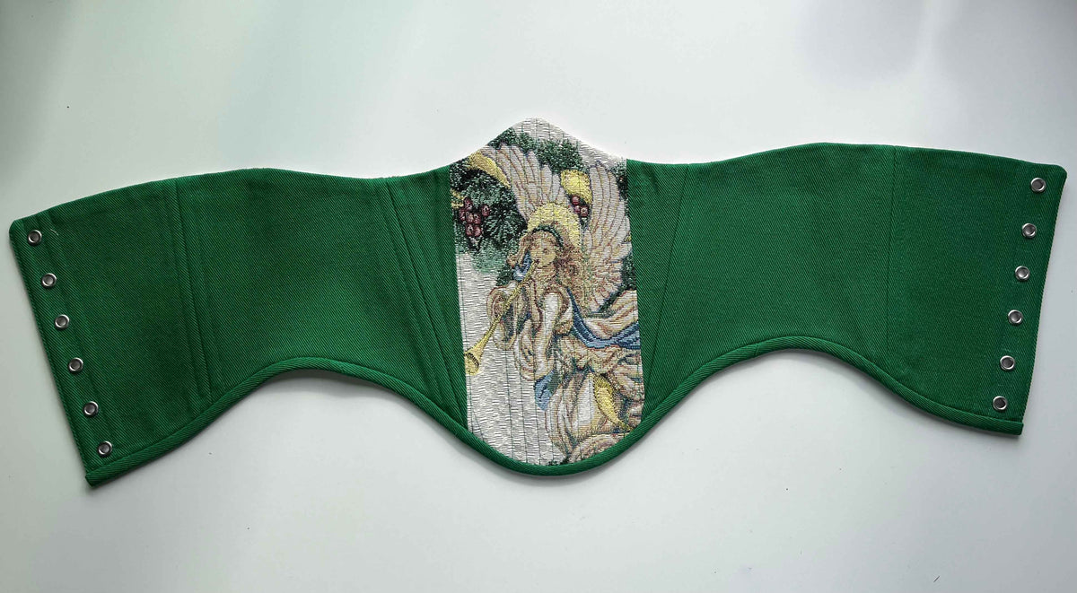 Cinturón elegante de ramillete con tapiz de ángel