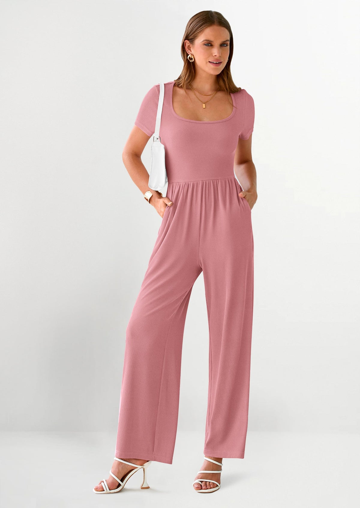 Mono de pierna ancha para mujer