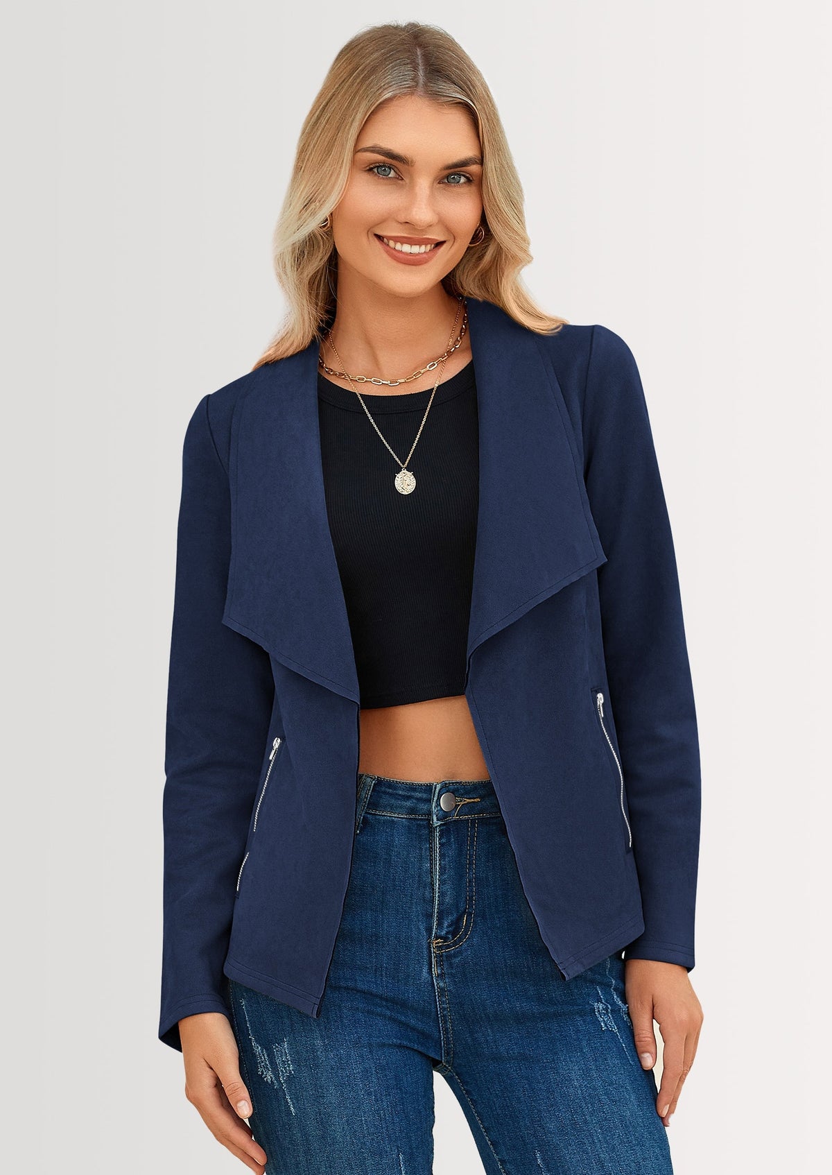 Chaqueta corta de sintético