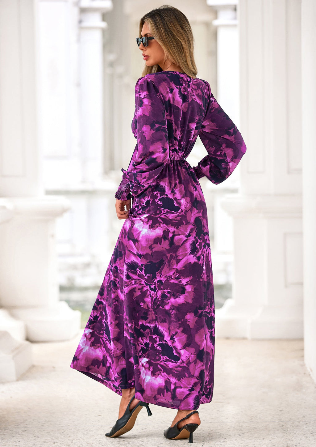 Vestido largo floral