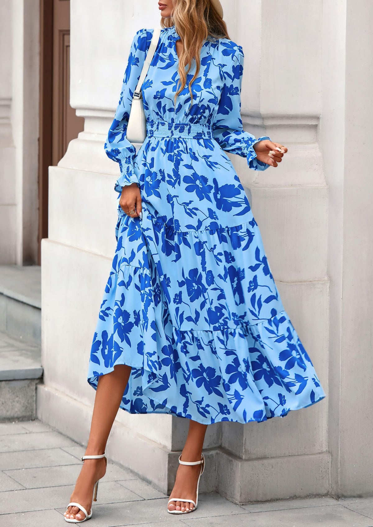 Vestido maxi floral