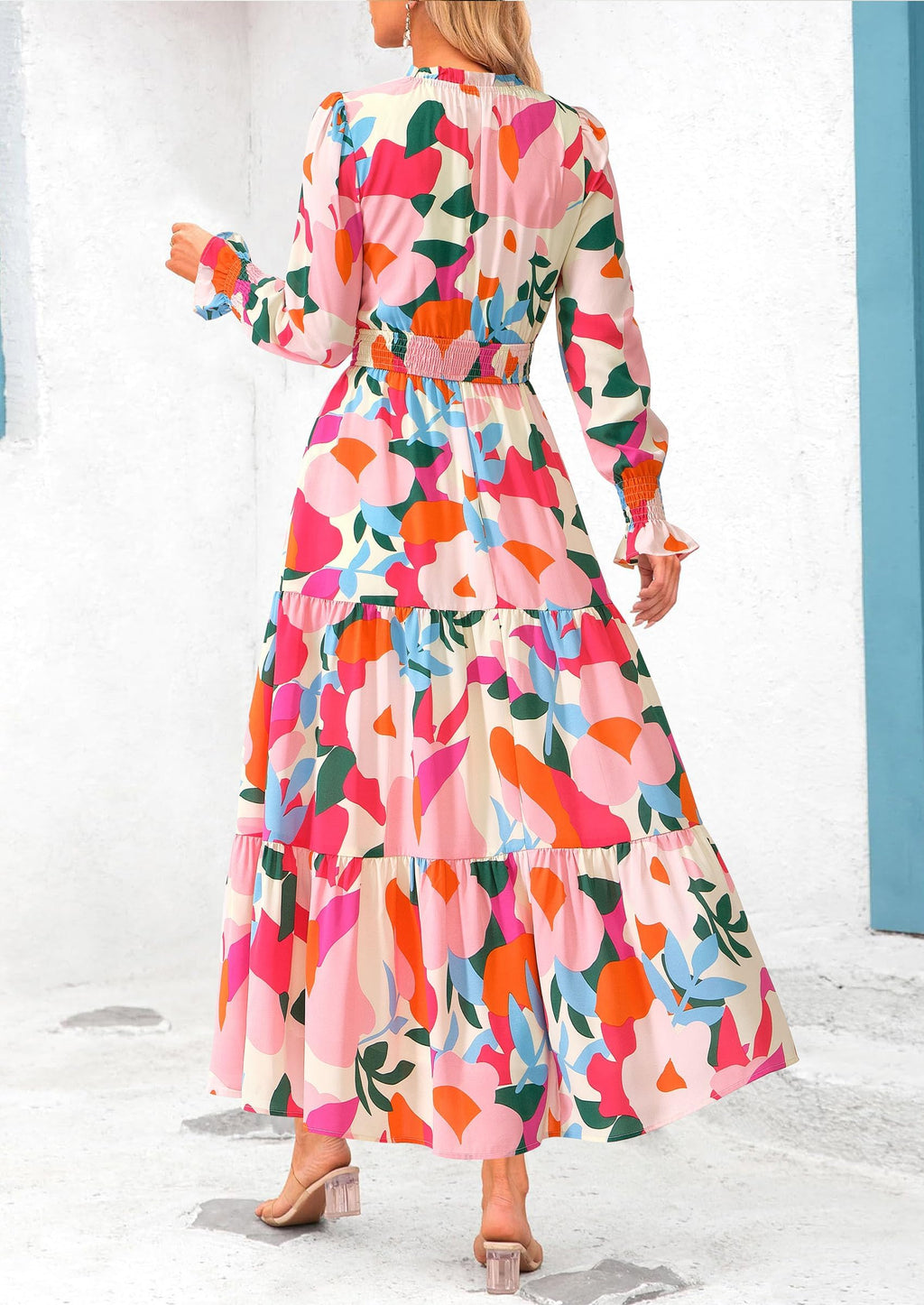 Vestido maxi floral