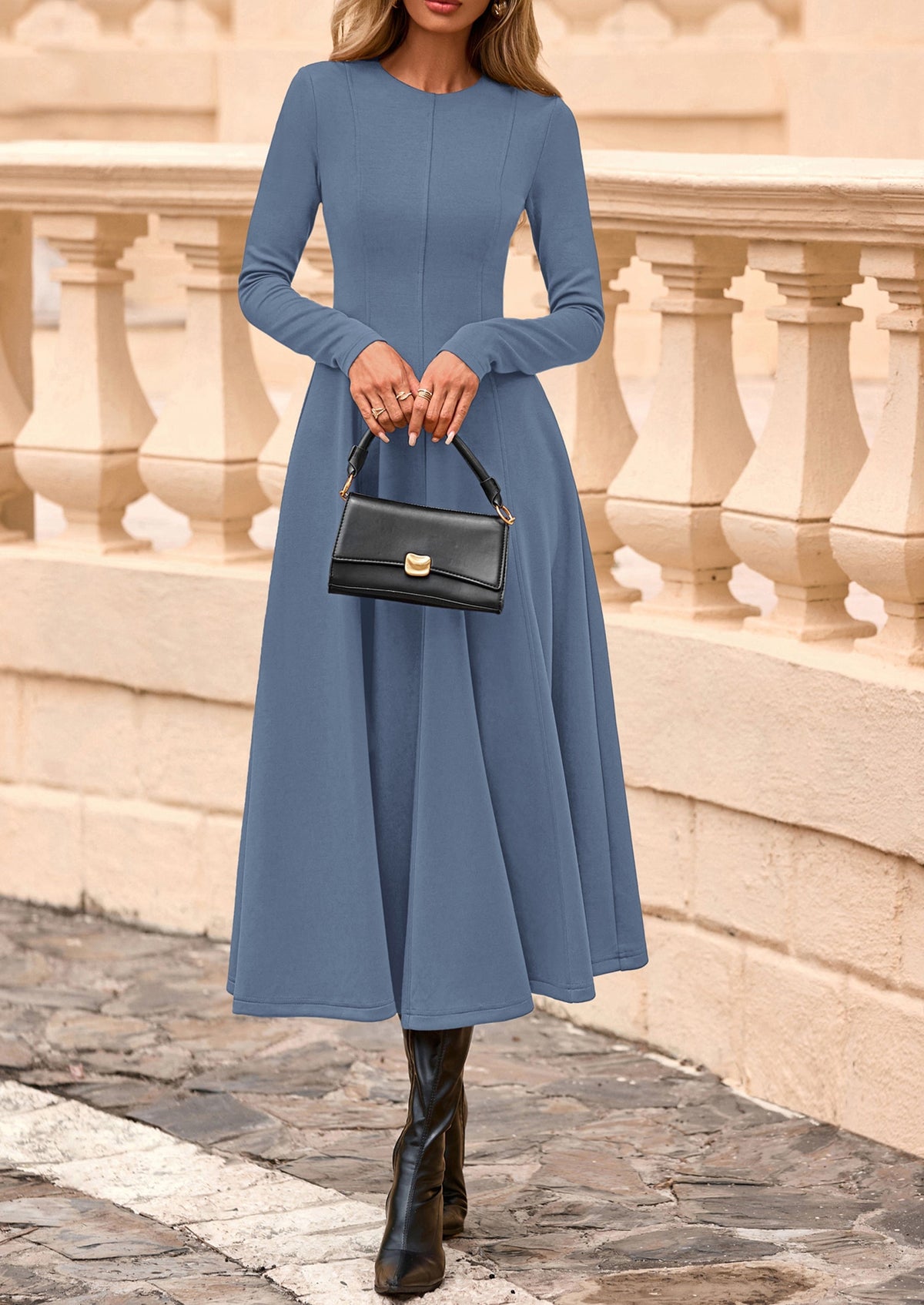 Vestido midi elegante