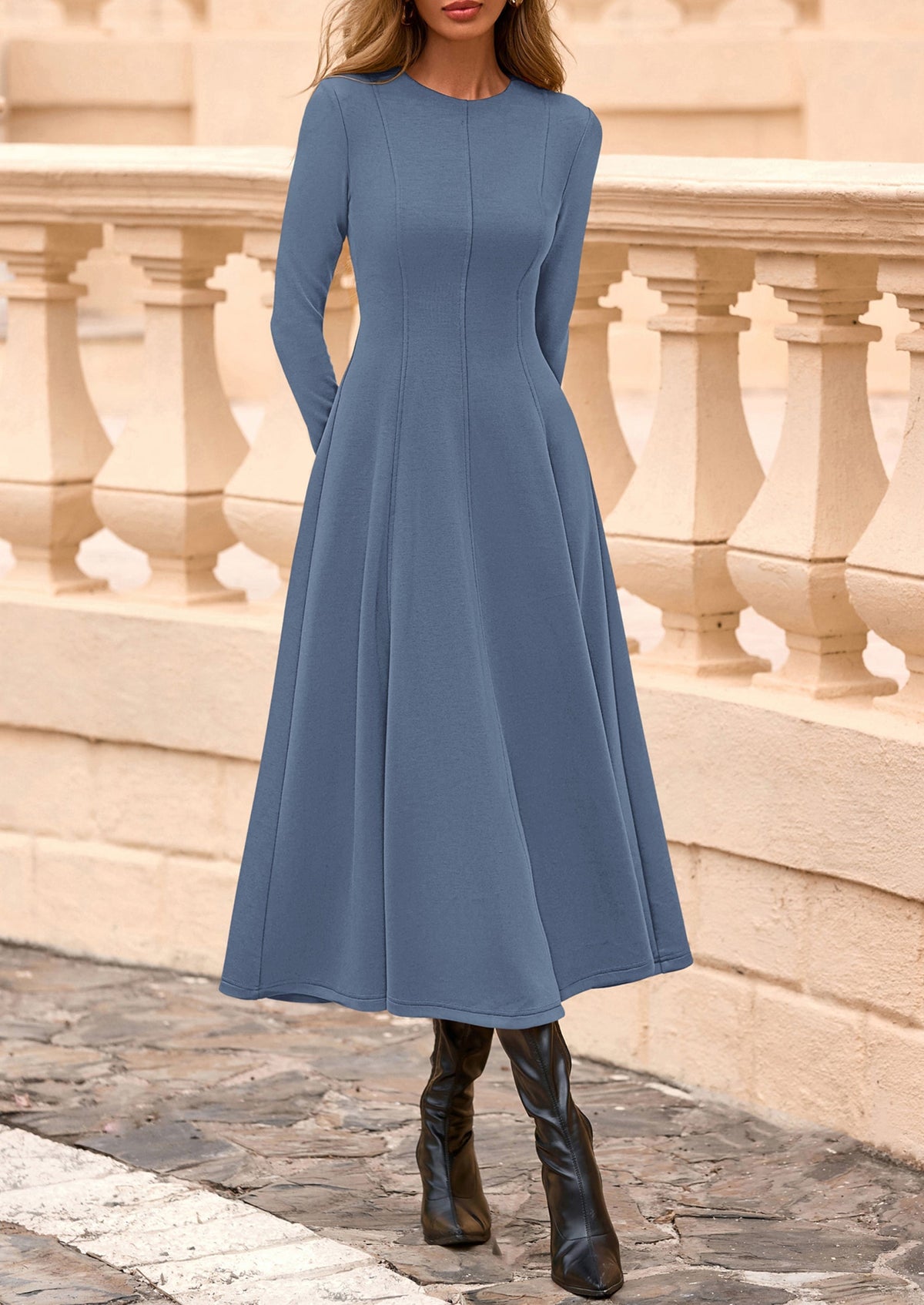Vestido midi elegante