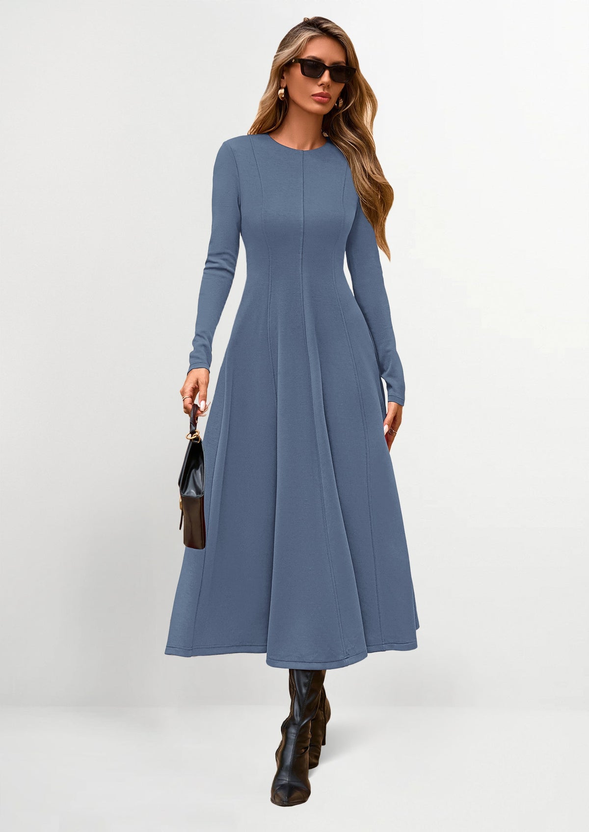 Vestido midi elegante
