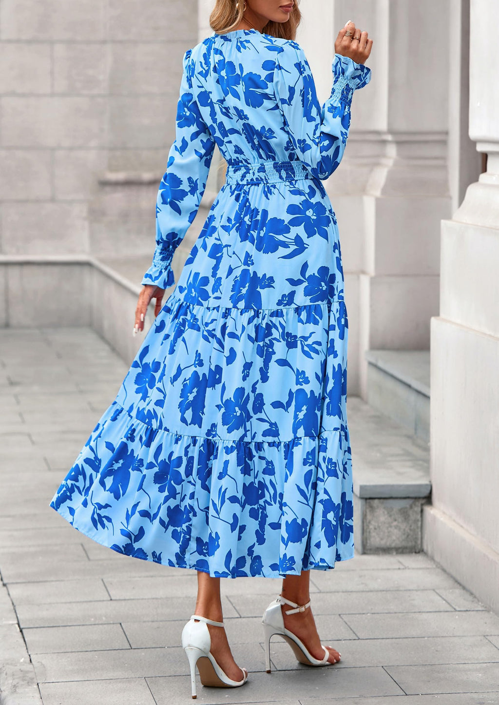 Vestido maxi floral
