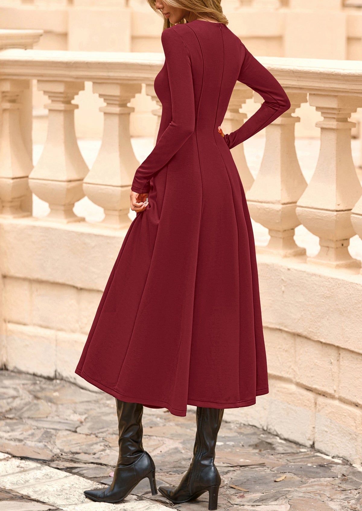 Vestido midi elegante